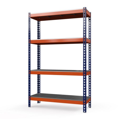 Среднегрузовой стеллаж Профи-Т 2000x1540x500 мм. Ярусы: оцинк. мет. усил. 4 шт. (Т-130 M/4/У)