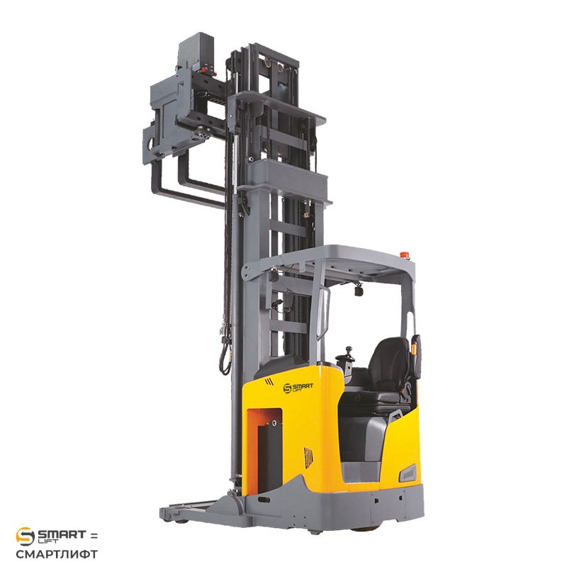 Узкопроходный ричтрак OPD15Z (1500 кг; 5 м; 48В / 450Ач) СМАРТЛИФТ (SMARTLIFT)